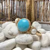 Bangle Europese en Amerikaanse wind turquoise Pearl Plating Bracelet Dames Persoonlijkheidstrend Net Red Sieraden