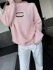 Kvinnors tröjor 2023 Sweatshirts Brand C Designer Sweaters Women Channel Style Långärmad överdimensionerad stickad bemäro broderi Kvinntröjor Z230819