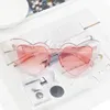 Love Heart 10a moda luksusowe designerskie okulary okulary przeciwsłoneczne dla kobiet mężczyzn Danies Designers Cat Uv400