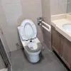 Cubiertas de asiento de inodoro Tapa de la tapa Cojín Estera Suave Lavable Espesar Cojín cálido para el baño