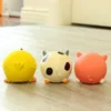 Dog Toys Chews Pet Latex Voice Q Version Cat Toy Chew Squeaky Pink Pig Ball Funny Molars To Relieve Boredom Supplies 230818