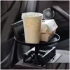 Car Holder Suv Truck Cup Mount Stand For Cellphone Mobile Phone Meal Snack Drink Food Tray Benz Honda Drop Delivery Mobiles Motorcyc Dh5Lg
