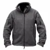 Herrenpullover Herren US-Militär Taktische Jacke Winter Thermo-Fleece Reißverschluss Outdoor Sport Kapuzenmäntel Winddicht Wandern Outdoor Armee Jacken 230816