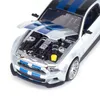 Diecast Model Maisto 1 24 2014 Ford Mustang Street Racer Sports Car Static Die State Muccles Townible Toys 230818
