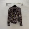 B1017 Леопардовый печатный курт