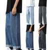 Jeans masculinos Tipo 3 Primavera e outono Todos os velhos retro homens mulheres heterossexuais coreana Trend Boys Casual Troushers calças jeans