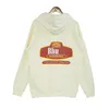 Designer Hoodies Hoodies Rhude Hooded Pullovet Sweatshirts Print Lettre en vrac Loose Line Long High Street Full Up Up Hoody Veste Men Coton