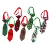 Chien Vêtements 10 Pcs Jour De Noël Cravates Pour Animaux De Compagnie Père Noël Style De Neige Noeuds Papillon Festival Collier Réglable Noeuds Papillon Chiot Toilettage Produit 230818