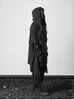 Herrenjacken Thin Cloak Persönlichkeit Casual Jacket Männlich trendy gotische Fälschung zwei über die Knie -Roben 230818