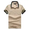 Abbigliamento estivo di marca Polo di design di lusso Polo casual da uomo Moda Snake Bee Stampa T-shirt da ricamo High Street Polo da uomo #999