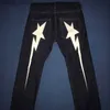 Męskie spodnie Y2K Dżinsy Harajuku retro torba czarne spodnie 2023 NOWOŚĆ MĘŻCZYZNY PUNK ROCK prosty szeroki nóg Spodnia Hip-hop Gothic Street Clothing Z230819