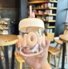 L'ultima tazza di tazza da caffè in paglia di vetro da 13,5 once, molte scelte di stile, supporta la personalizzazione di qualsiasi logo