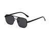 Designer Sonnenbrille für Frauen und Männer Model Model Special UV 400 Schutzbrief Big Bein Doppelstrahl Rahmen Outdoor -Marken Design Legierung Diamant Sonnenbrille 58