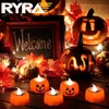 Inne imprezy imprezowe dostarcza 125pcs Halloweenowa świeca Pumpkin Light LED Lampa Lampa Ozdoby Dekoracje 230818