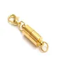 CLASPS HAKEN EST SIER/GOUD VERPLAATSTE MAGNETISCHE MAGNET CILINDER gevormd voor armband sieraden DIY LQ4P6 Drop Delivery Bevindingen C OTV0Q