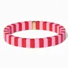 Strand Moda Summer Paint Paint Bracelets Handmade Ohemia Style Style Ladies High Jewelry Pulseras Mujer Alloy Bileklik Pulsera