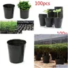 Planters POTS 100st Plant Nursery Garden Growing Pot Home Planter Flower Plantes Sowing Drop Delivery Patio Lawn Supplies DHWIQ