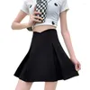 Jupes Mini femmes été femme plissée mode Harajuku Style coréen dames décontracté mignon femme jupe courte