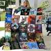 Blankets Dinosaur Throw Blanket Boys Gift Ancient Animal Flannel Fleece Blanket Blankets for Couch Sofa Bedroom Living Room R230819