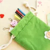 Aufbewahrungsbeutel Kordelzug Pocket Cute Dicked Flanell Bag Setzen Sie Mobiltelefon kleiner Stoffstudent