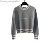 Women's Sweaters Womens Sweater Woman Designer Cardigan Knit Sweater Letter Print Round Crow Neck Stripe Knitwear Long Sleeve Clothes Plus Size Z230819