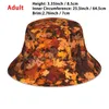 Berets Fall Foliage Beanies Knit Hat Autumn Leaves October Forest Brown Many Model Structure Background Texture Brimless