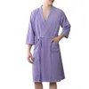 Herren Nachtwäsche Bademantel Weiche und verschwitzte Haus Pyjama Herren große hohe Pyjama -Hosen für Männer Baumwolle 21 Stücke Unisex