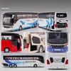 DIECAST Model 1 50 Setra Bus Toy Car dla chłopca metalowe wycofanie miniaturowego dźwięku Light Light Collection Dift Kid 230818
