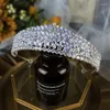 Hair Clips MYFEIVO Bridal Crown Full Zircon Princess Wedding Tiaras Party Prom Women Jewelry Accessories HQ0928