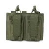 Tactical Mag Double Magazine Pouch Bag Outdoor Sports Backpack Vest Gear Accessory Holder Cartridge Clip Pack NO11-573B