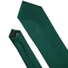 Neck Ties Fahsion Mens Wedding Tie Green Solid Silk For Men Gravat Handkerchief Cufflink Brooch Set Barry Wang Designer FA 5261 230818