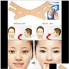 Inne rzeźbienie ciała odchudzanie 1PCS Cienka maska ​​twarzowa pielęgnacja skóry policzek V-line Bandaż Slim Anti-Sag Beauty Sawrx GHR5L DROP DOBRA DHR87
