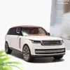 Model Diecast duży rozmiar 1 18 Land Range Rover SUV METAL CAR TOBY Off Road Pojazdy Dźwięk i lekki prezent dla dzieci 230818