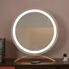 Kompakta speglar Makeup Mirror With Lights Lighted Cosmetic Vanity Mirror med LED -lampor för att klä Bedroom bordsskivor för tjejkvinnor 230818