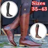 Boots Autumn Spring Slim Thigh High Women Low Heels Knee Casual Tall Black White Ladies Shoes Elegant Designer 230818