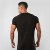 Camisetas masculinas 2023 Summer Mens Casual algodão O-pescoço TSHORT Moda de manga curta Black White Camisetas homens roupas