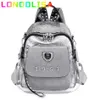 Bolsas escolares saco de ombro de luxo de lantejoulas de lantejoulas para meninas adolescentes Livro feminino Pursa vintage Mochilas 230818