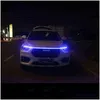Decorative Lights 180Cm Outdoor Car Led Light Strip Daytime Running Exterior Decor Flexible Atmospere Lamp Accessories Drop Delivery Dhkm5