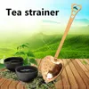 Roestvrijstalen hartvormige thee-zeefkruid kruiden kruidenfilter theeware accessoires herbruikbare theetoetsen keukengereedschap thee-infuser t9i002423