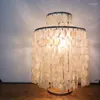 Table Lamps Nordic Fritillary Lamp Korean Fresh Girl Heart B & Living Room Decoration Bedside Shell