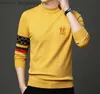 Herren -Pullover Top -Grad Neue Autum Winter Designer Modemarke Luxus -Strick halbe Rollkragenpulse Männer warm Wollpullover Freizeitkleidung Z230819