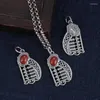 Pendant Necklaces XS Women's Abacus Retro Made Old Ruyi Necklace