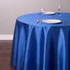 Table Cloth Multicolored Round Table Cloth Satin Tablecloth Overlays Wedding Christmas Baby Shower Birthday Banquet Decor Dining Table Cover R230819