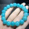 Bangle Natural Amazonite Bracelet Bead Cristal Healing Stone Fashion Gemstone Jewelry Birthday Presente 1pcs