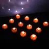 Inne imprezy imprezowe dostarcza 125pcs Halloweenowa świeca Pumpkin Light LED Lampa Lampa Ozdoby Dekoracje 230818