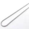 Groothandel 3 mm Nieuwe Clasp Tennis kettingketens Iced Out Vvs def ronde Cut Moissanite Diamond 10K 14K 18K Gold 925 Silver