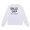 Galler Basic Double Gauze Cotton Cotton Long Sleeve T-Shirt Unisex Casual Streetwear Fashion Clothing Depts