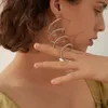 Dangle Earrings Summer Metal Rhinestone Snake Shaped Bridal Wedding Party Creative Jewelry 2023女性のチャームアクセサリーギフト