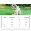 Hundebekleidung vier Jahreszeiten bedruckte Obstpelpen -Wäsche wasserdicht dünne süße Haustierkleidung Regenmantelmantel