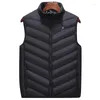 Coletes masculinos homens outono e inverno de alta qualidade zonas de coletes elétricos jaqueta de aquecimento de casaco de grafeno aquecimento